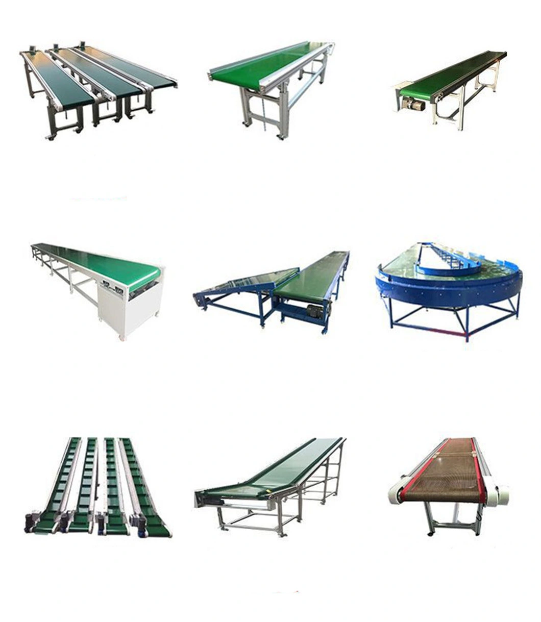 Food Grade Conveyor Belts Index Flat Finished Product Customize Stainless Steel for Food Package Bags Belt Conveyor Manufacturer