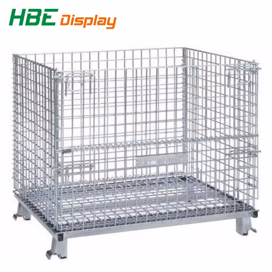 Metal Mobile Wire Mesh Merchandise Promotion Cage
