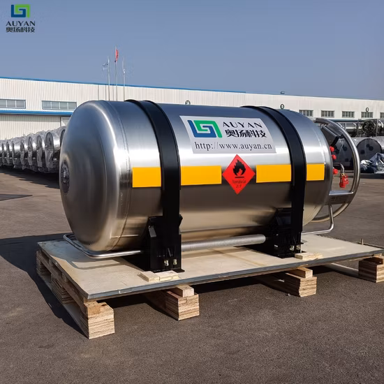 Kryogener Flüssigstickstoff-Lagerbehälter, Fahrzeug-LNG-Kraftstoffdruckbehälter, Gasflaschentanks für LKWs